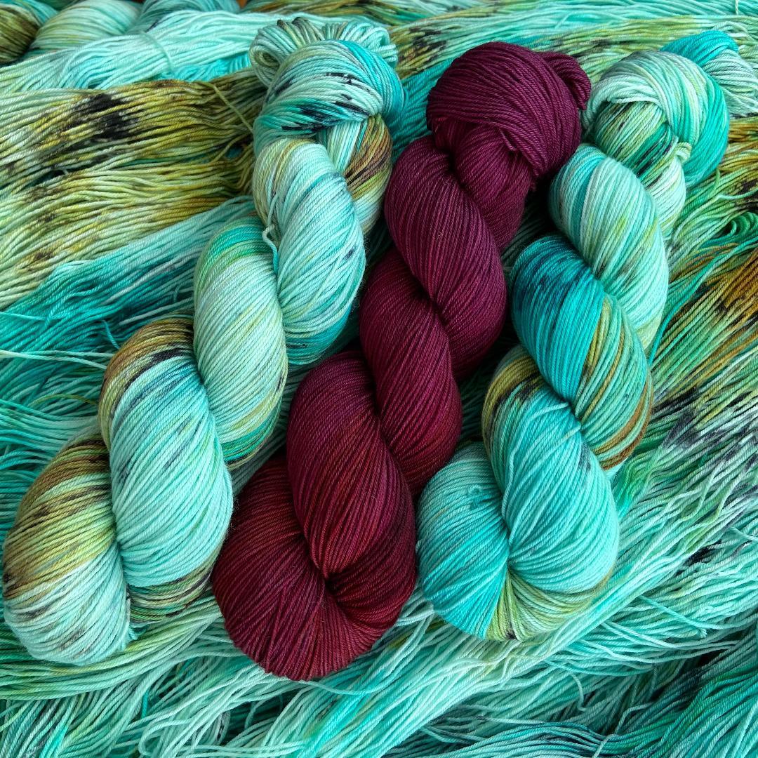 Some Kinda Nudie Party - Undyed Sock Yarn Mini Skein Set – My Mama Knits