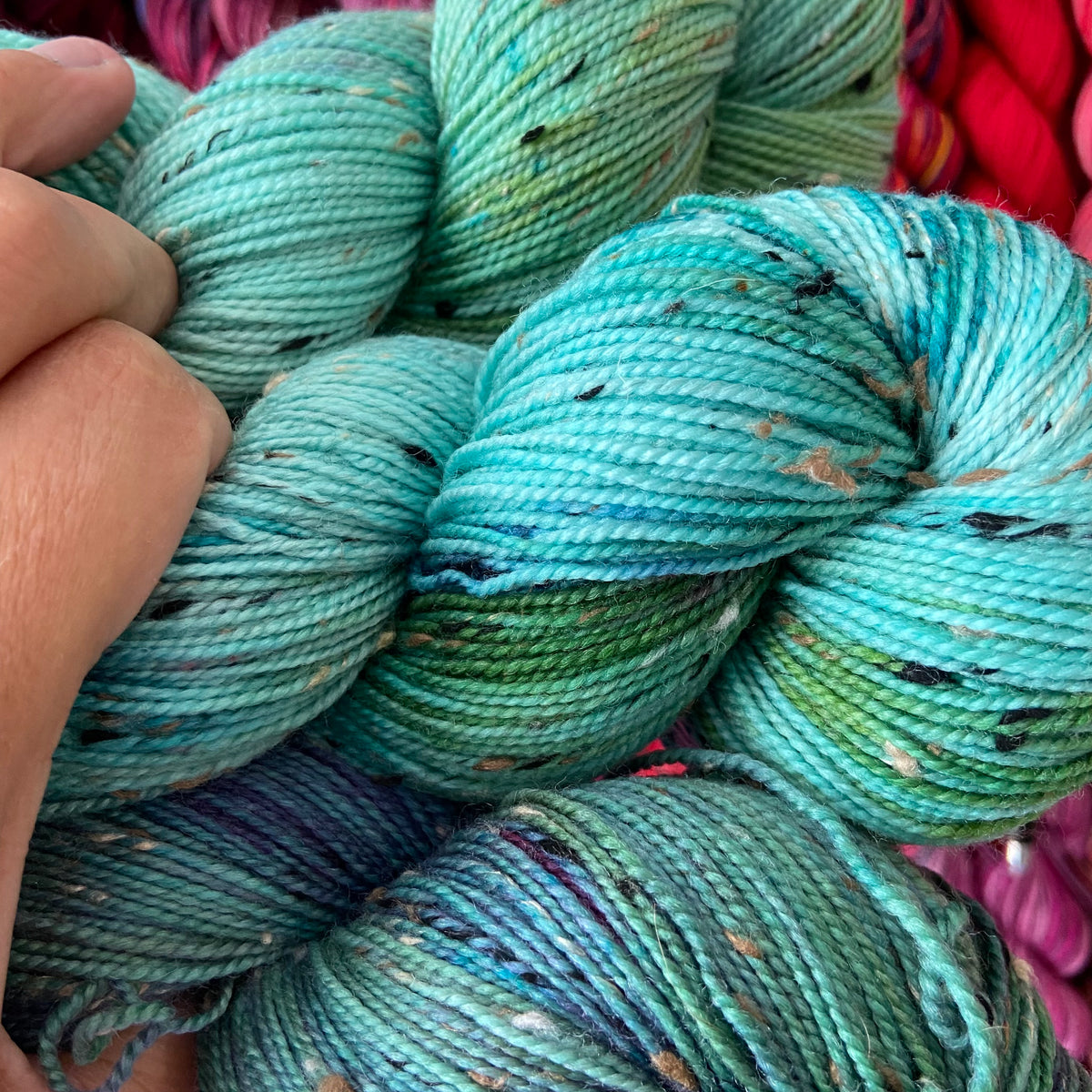 Single Batch Yarn Trio on Donnie Sock – My Mama Knits