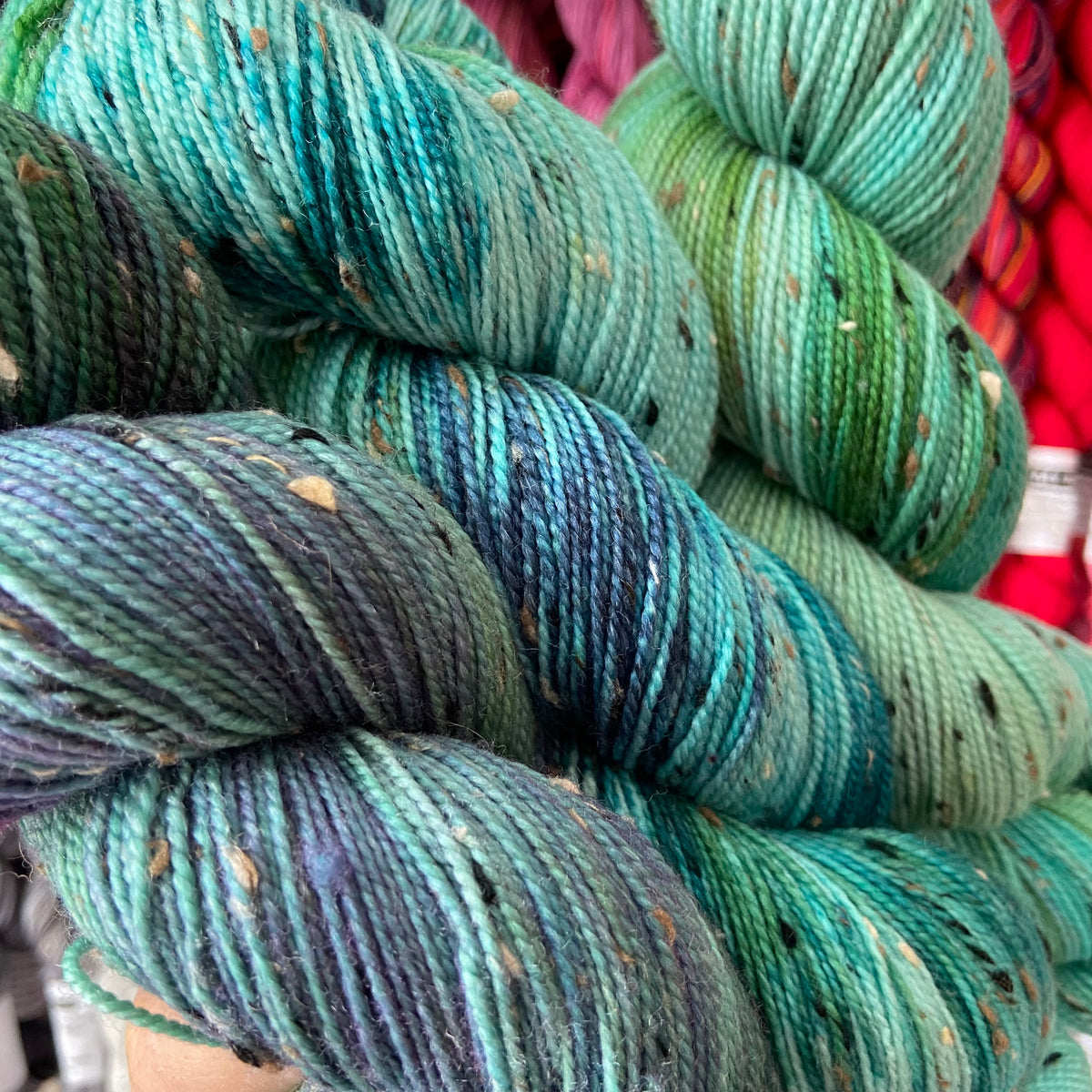 Single Batch Yarn Trio on Donnie Sock – My Mama Knits