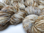 haggis hand dyed superwash merino do yarn skeins