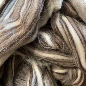 Nudie - Undyed  British Jacob - 100g Top in a Spinners Braid
