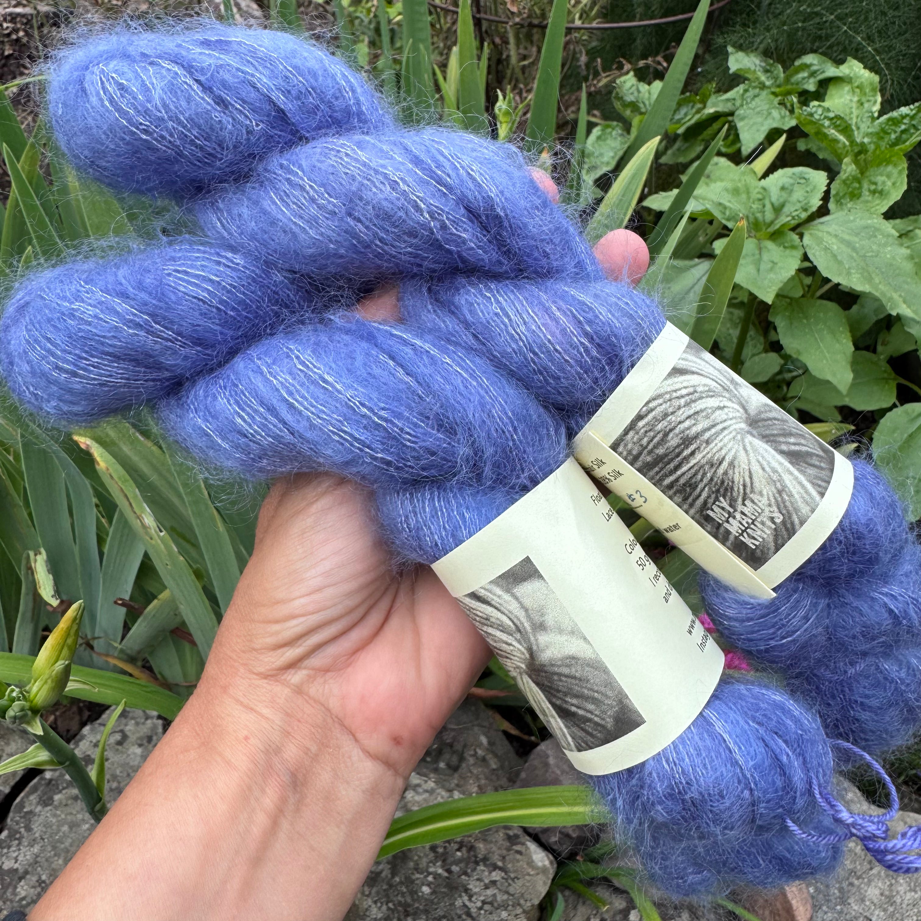 Cottage Garden No. 3 on Float Your Goat - 72/28 Brushed Kid Mohair Silk Lace