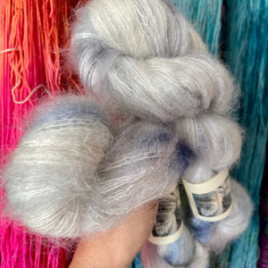Overcast on Float Your Goat - 72/28 Brushed Kid Mohair Silk Lace