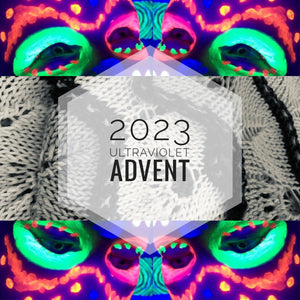 2023 UltraViolet Advent - 12 or 24 Colour Numbered Mystery Mini Skein Countdown Calendar Set on Choufunga Sock