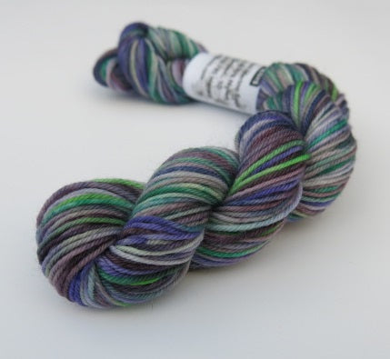 Purple Iris on Choufunga Sock - Mini Skein