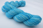 Rainbow Blue - Mini Skein on Choufunga Sock