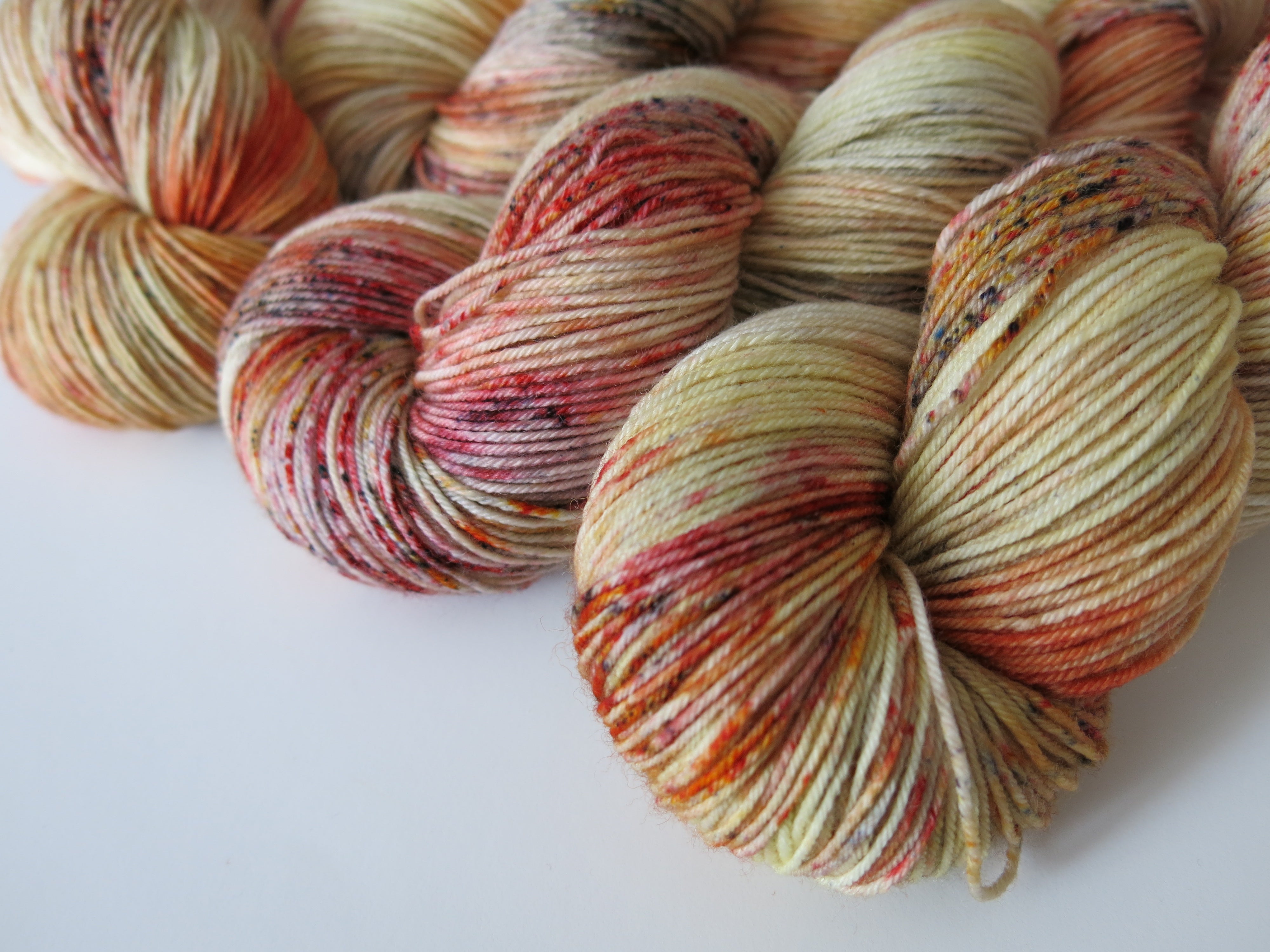 hand dyed yarn inspired by new mexico