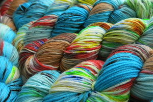 bat country hand dyed yarn inspired by fear and loathing