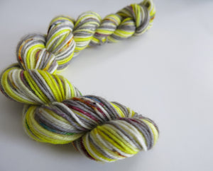 indie dyed mini skein inspired by fear and loathing