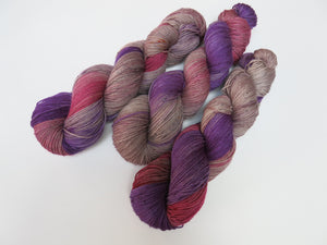 pink and purple sock yarn for knitting and crochet