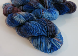 hand dyed british sock wool for knitting and crochet