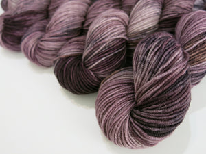 indie dyed chocolate brown 8ply yarn skeins for weaving and knitting