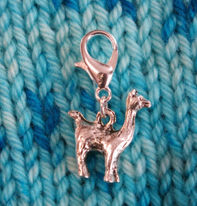 3d llama hanging charm for bracelets, bags and crochet