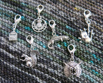 scottish themed hanging charms for bracelets, bags, zippers and knitting