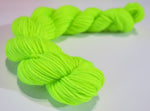 20g uv reactive neon bright mini skein for colour pops, heels and toes
