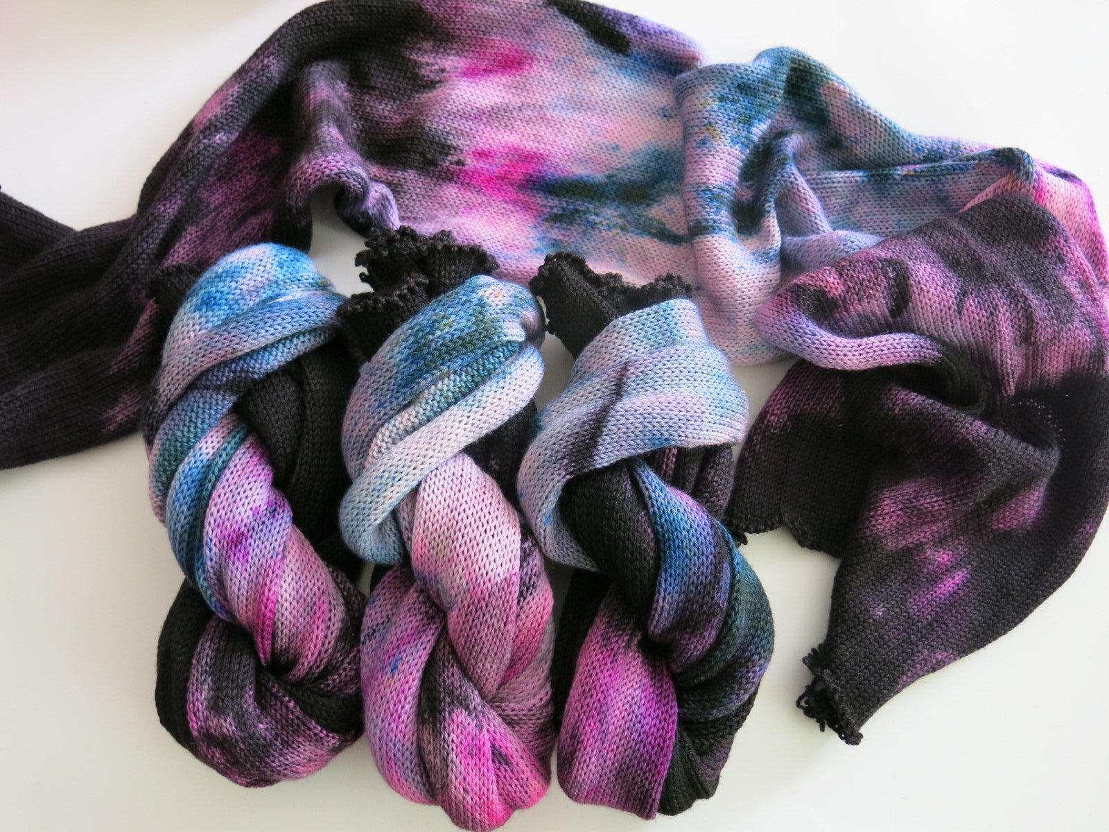 indie dyed gradient sock blank for knitting and crochet