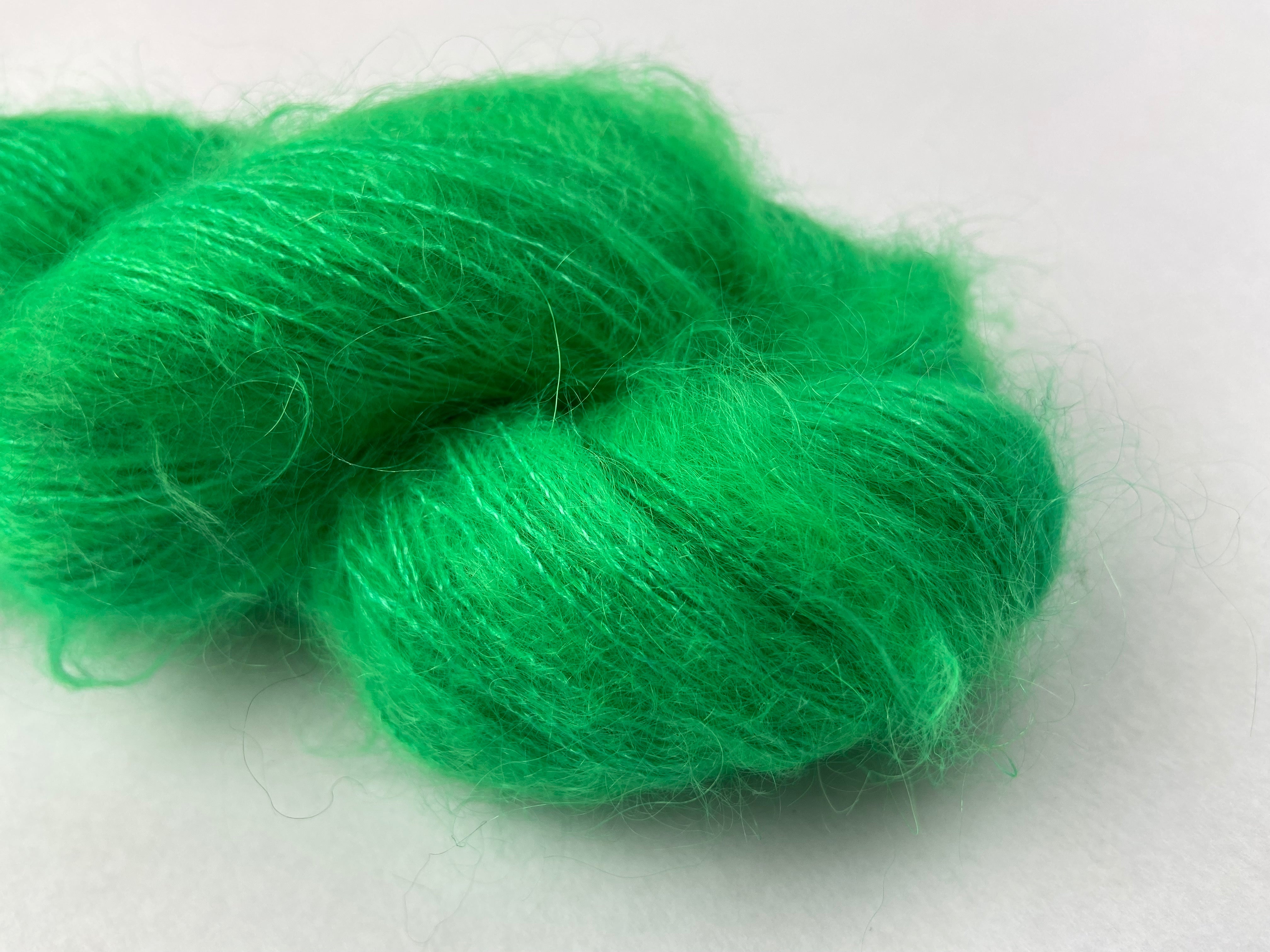 Peacock Solids on Float Your Goat - 72/28 Brushed Kid Mohair Silk Lace