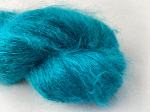 Peacock Solids on Float Your Goat - 72/28 Brushed Kid Mohair Silk Lace