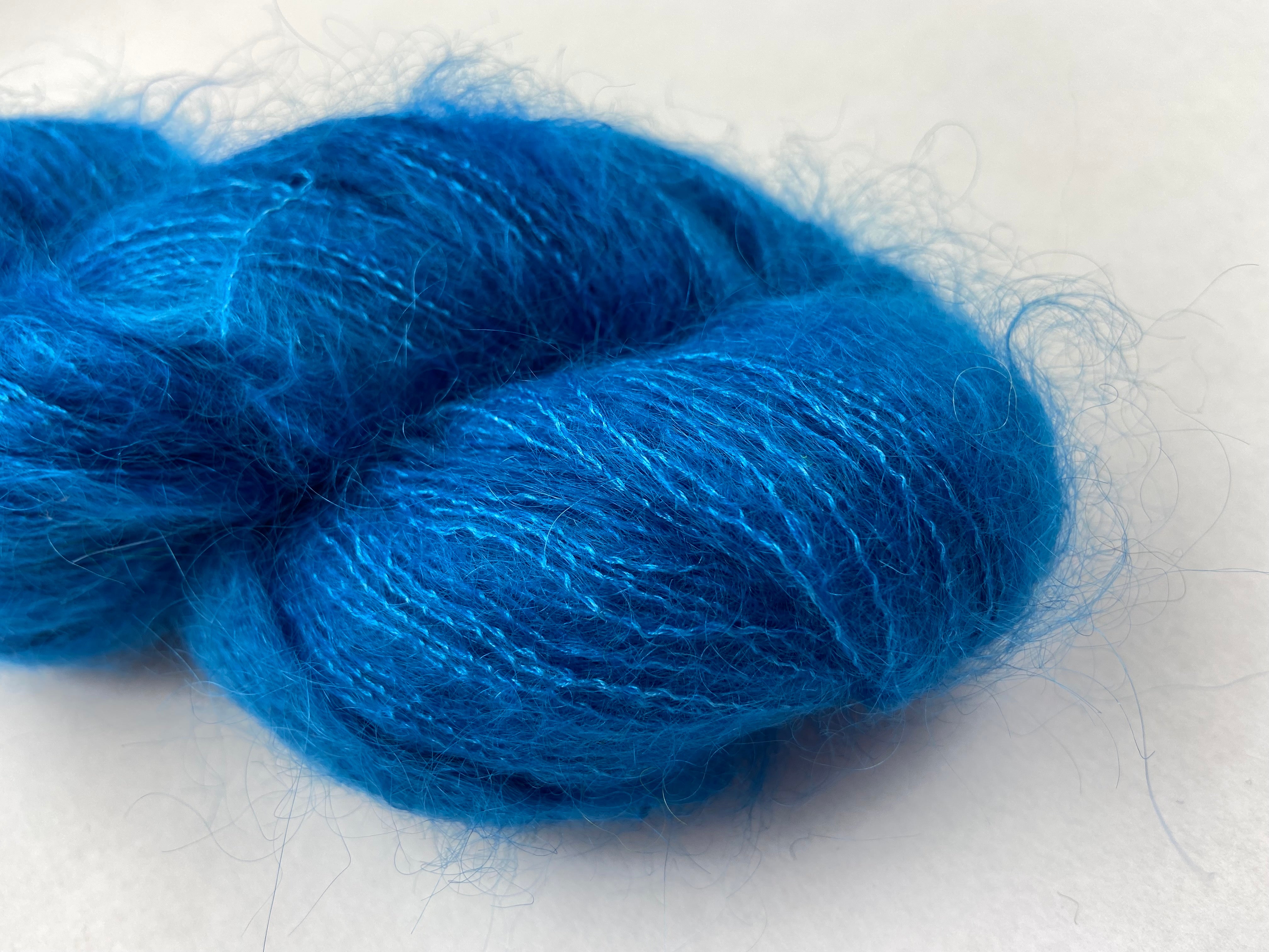 Peacock Solids on Float Your Goat - 72/28 Brushed Kid Mohair Silk Lace