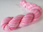 tonal pink sock yarn mini skeins for knitting and crochet