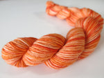 tonal orange sock yarn mini skeins for knitting and crochet