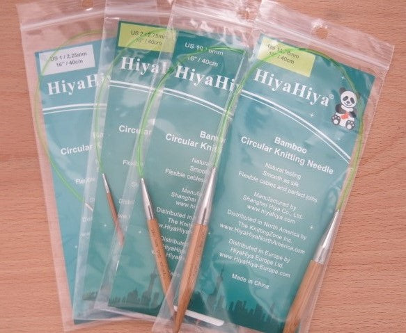 HiyaHiya 16" / 40cm Bamboo Circular Knitting Needle