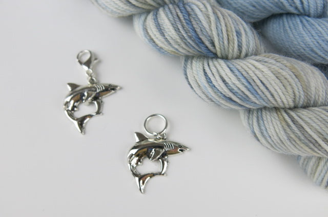 Single Sided Shark Snagless Stitch Marker or Clasp Place Keeper