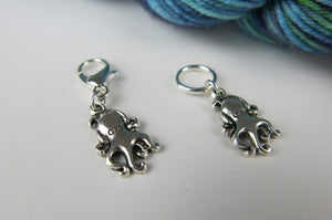Single Sided Octopus Snagless Stitch Marker or Clasp Place Keeper