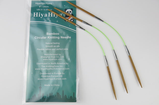 Bamboo circular knitting needles are very smooth to the touch and