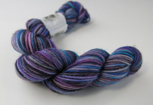 Delphinium Mix on Choufunga Sock - Mini Skein