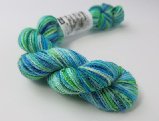 Painted Pond on Choufunga Sock - Mini Skein