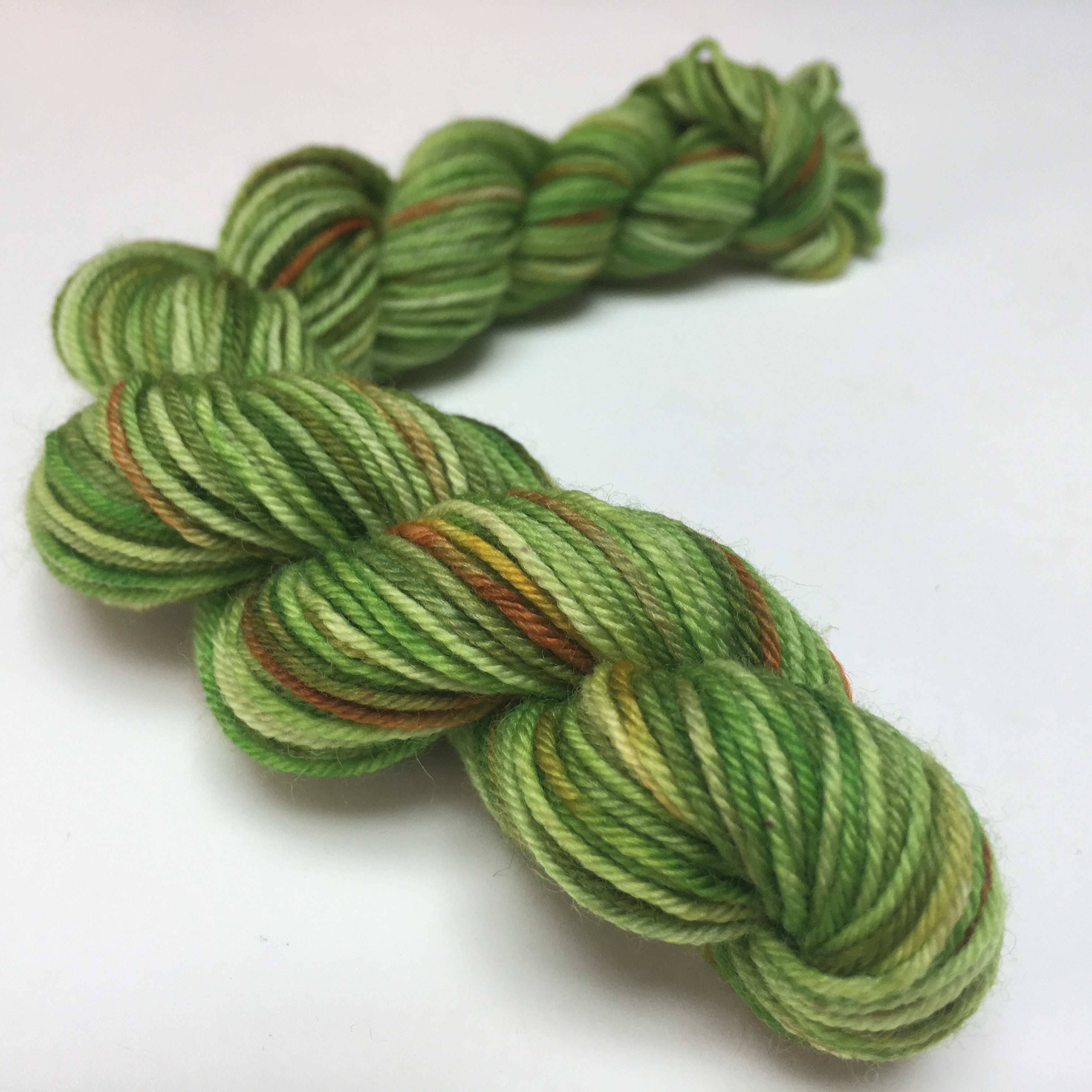 20g mini skin in tonal green for knitting socks and blankets