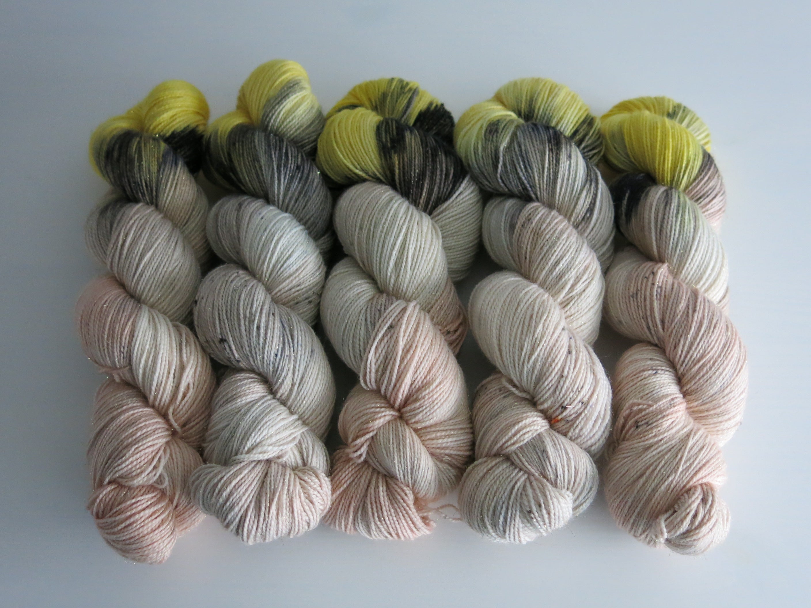 indie dyed yarn inspired by a christmas story