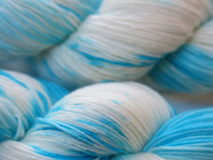 hand dyed merino and nylon sock yarn