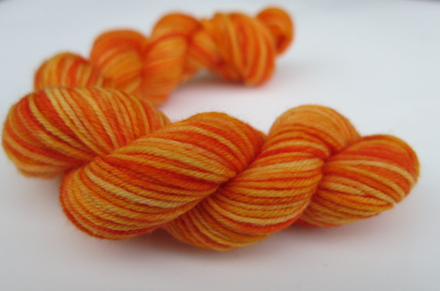 Pumpkin Carving - Mini Skein on Choufunga Sock