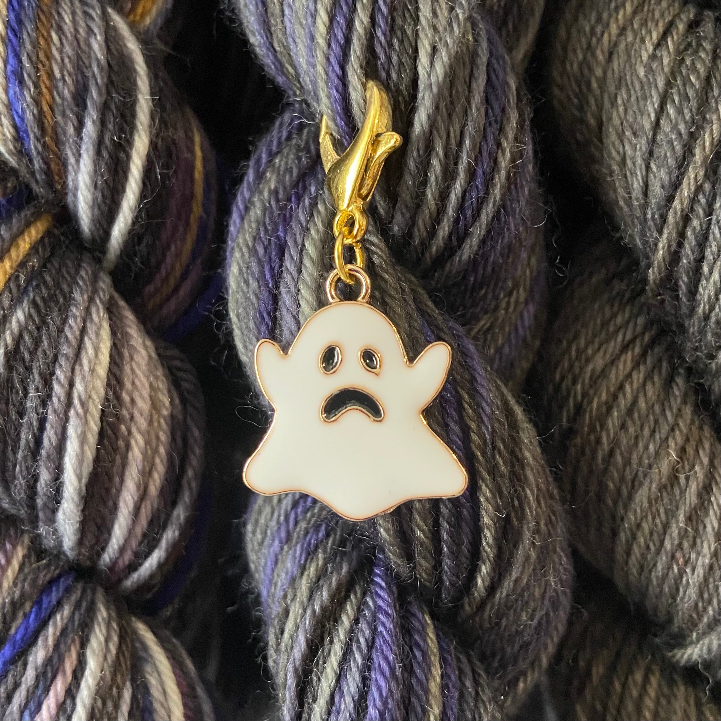 Halloween Ghost Stitch Marker or Place Keeper