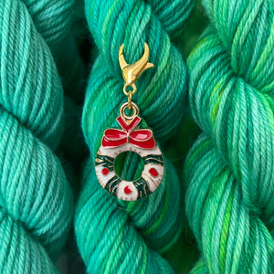 Enamel Christmas Variety Stitch Markers or Place Keepers