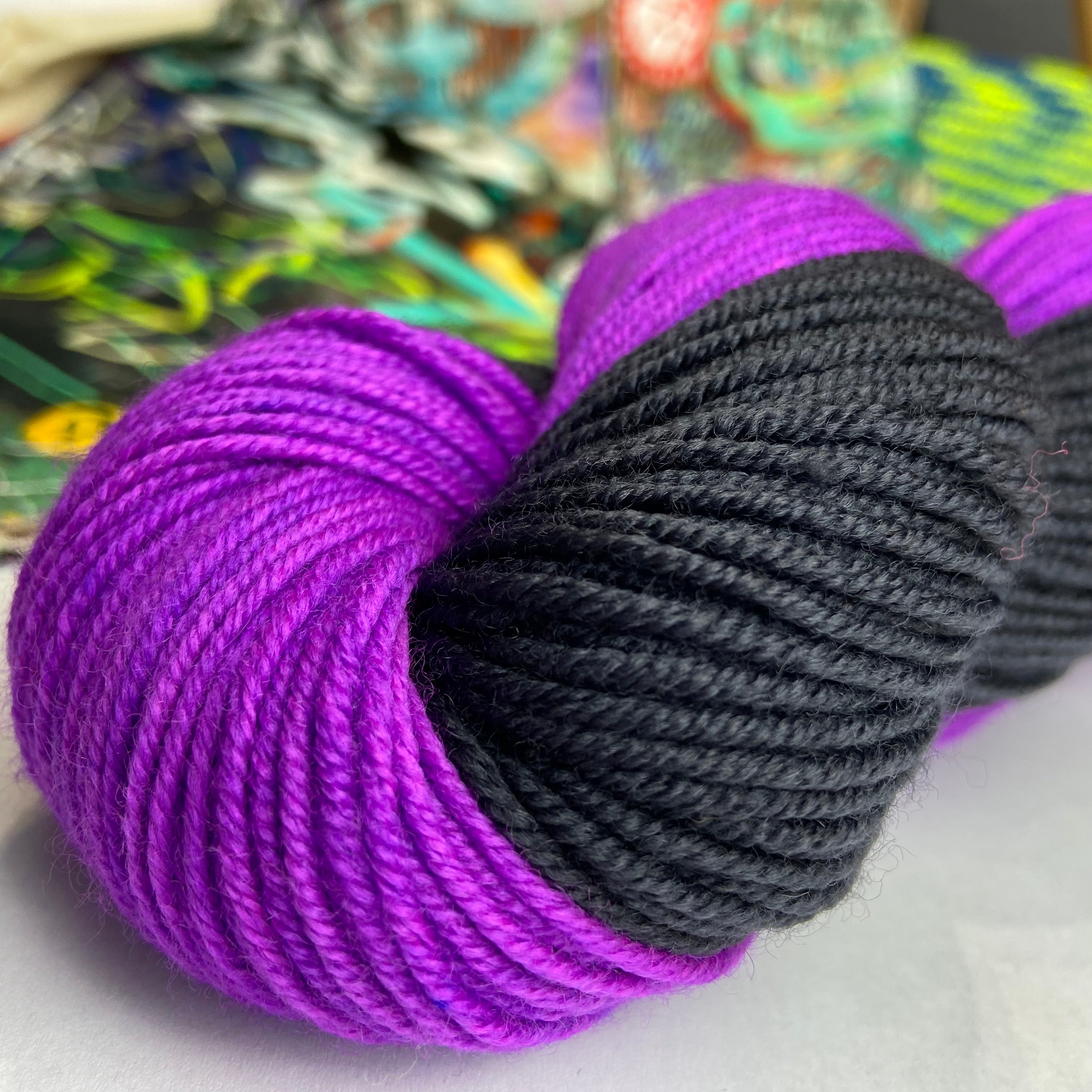Ziggy Shadow Cowl Kit - Yarn, Knitting Pattern & Optional Project Bag