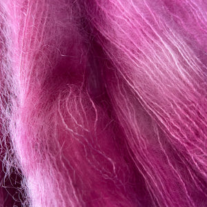 Pink Algae on Float Your Goat - 72/28 Brushed Kid Mohair Silk Lace