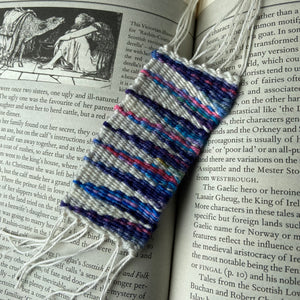 Hand Dyed and Woven Bookmark