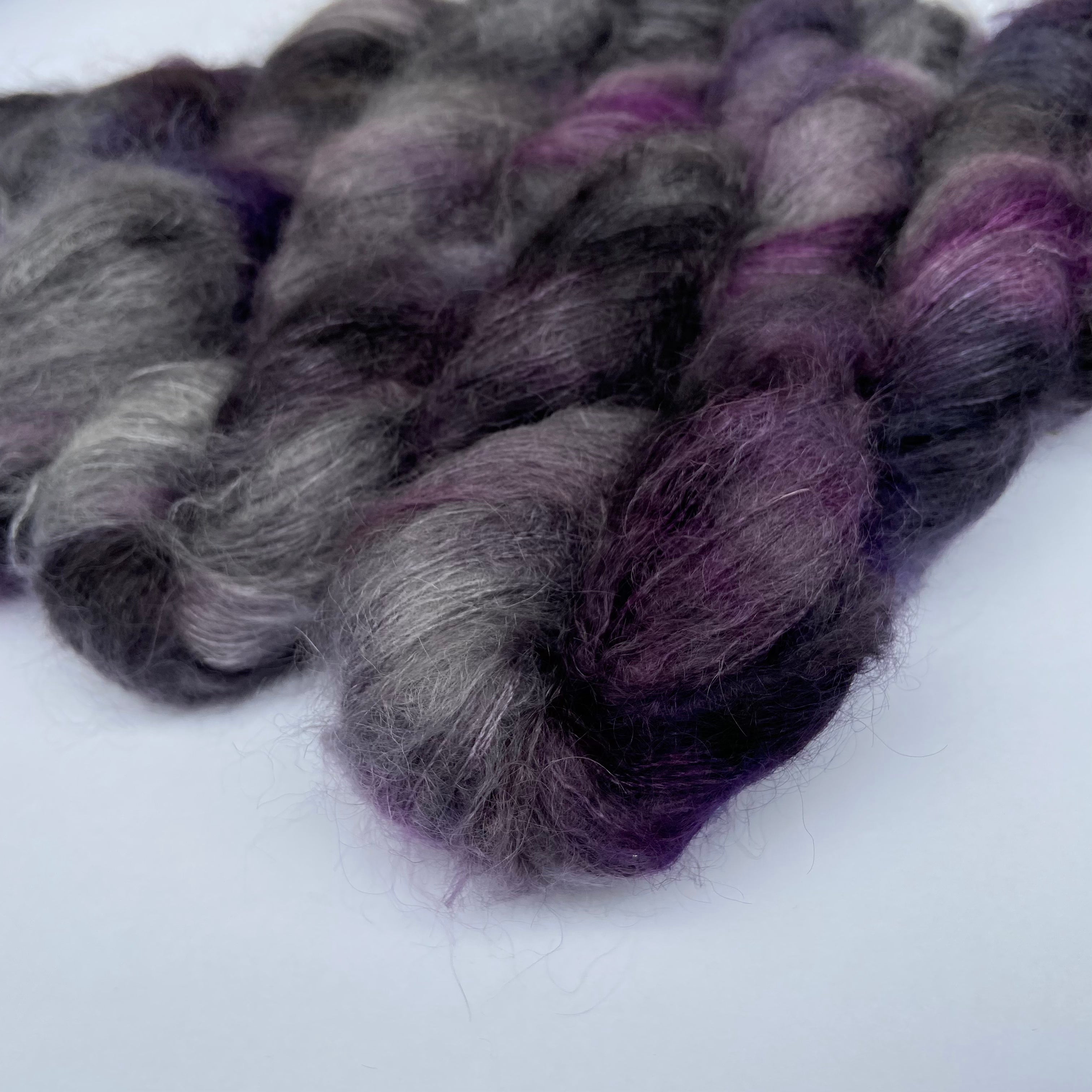 Iodine on Float Your Goat - 72/28 Brushed Kid Mohair Silk Lace