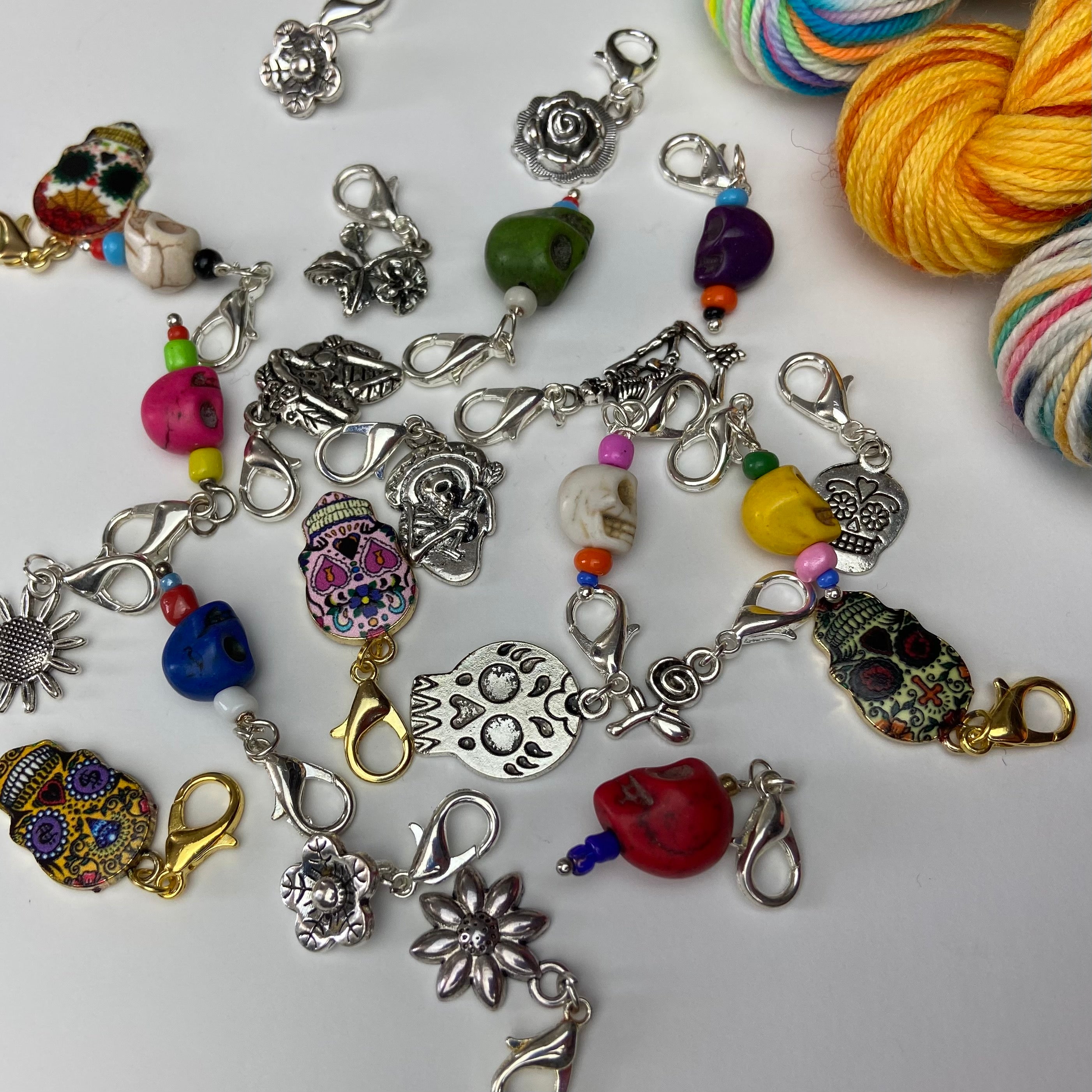 Day of the Dead Stitch Marker Set