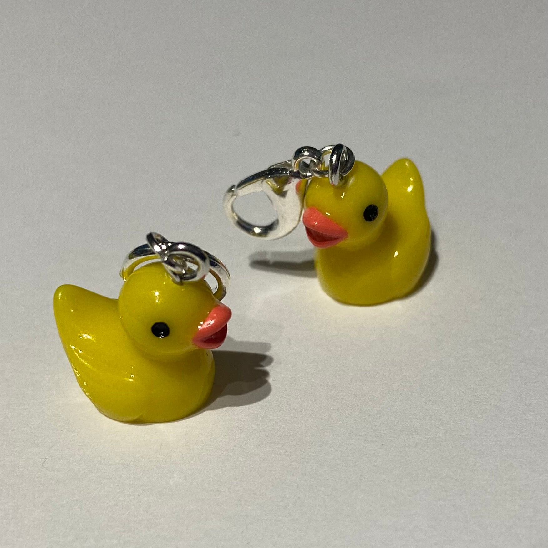 3D Resin Bath Time Ducky Stitch Markers or Clasp Place Keepers