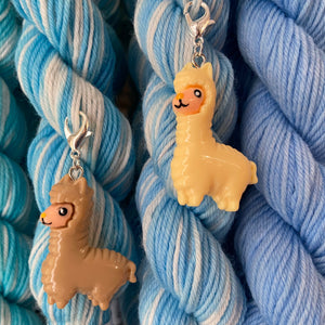 Resin Alpaca Stitch Markers or Clasp Place Keepers