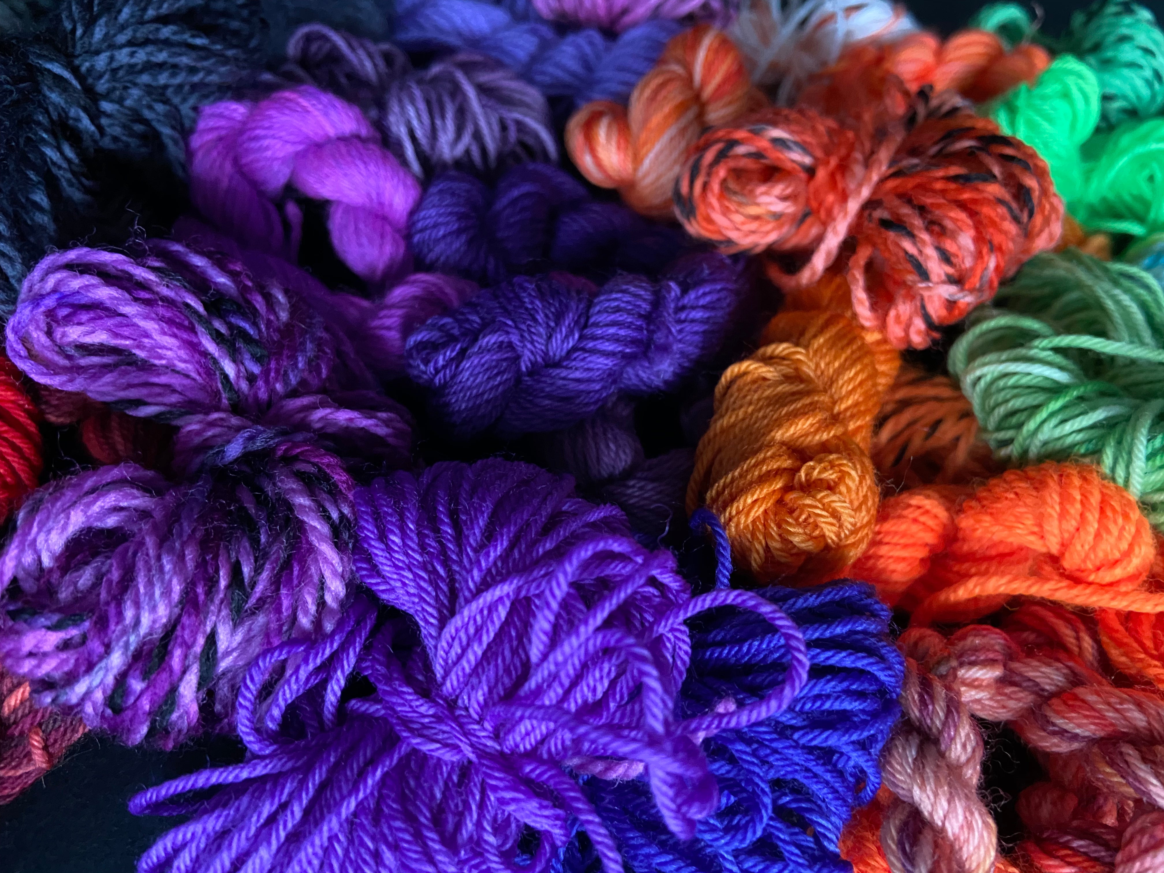 Monster Mash - Random Halloween Mix Hand Dyed Yarn Creativity Pack