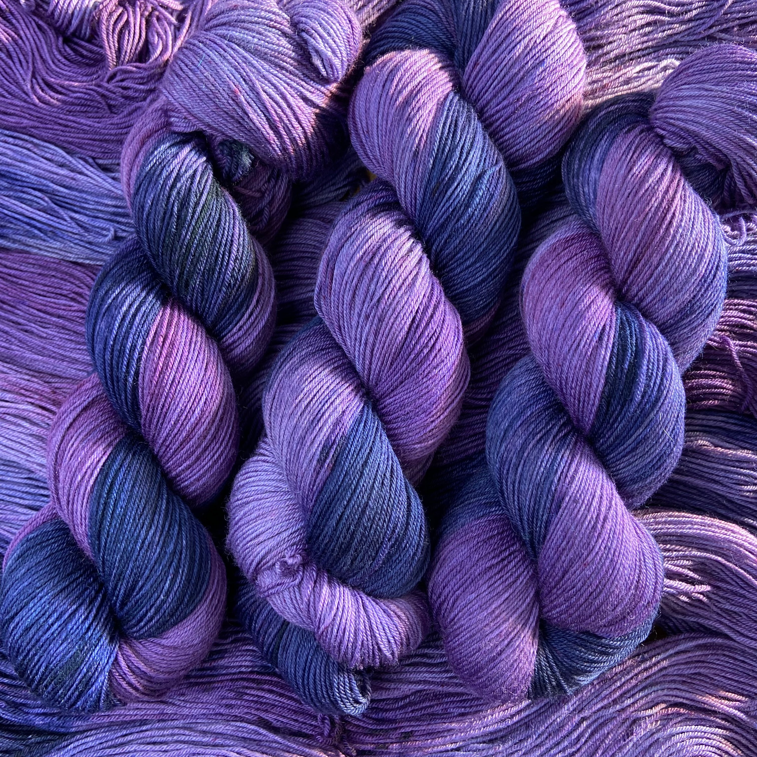 Purple Sea Urchin on Choufunga Sock
