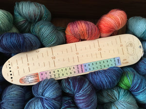 enhanced sockers rule measuring tool for sock knitting